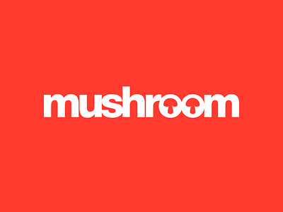 mushroom akdesain branding creative icon logo logo design modern mushroom negative space typography vector