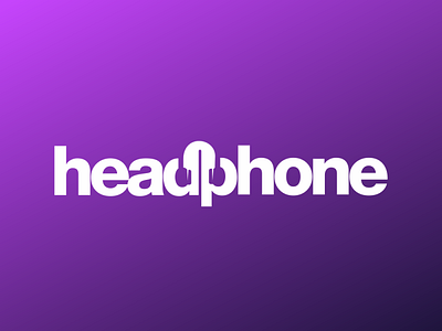 headphone airpods akdesain branding earpods headphone illustration logo logo design minimal music negative space typography