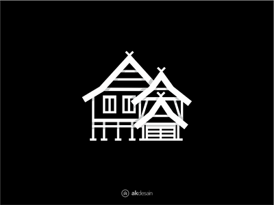 Balla lompoa akdesain balla balla lompoa bugis gowa house house illustration house logo illustration logo logo design makassar minimal rumah south sulawesi traditional village visit indonesia