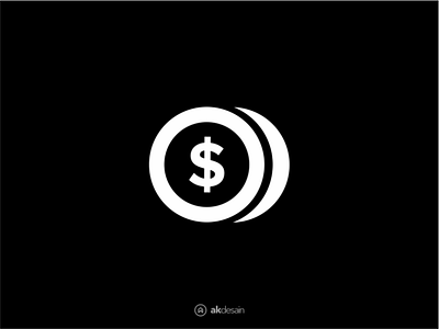 COin akdesain bitcoin bitcoins branding cent coin creative design dollar dualcoin illustration lettering logo logo design minimal mono negative space
