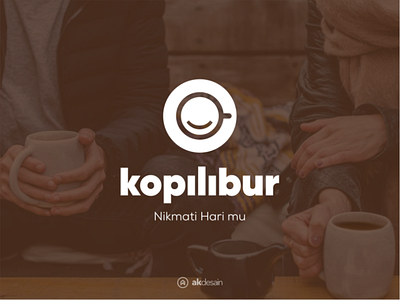 kopi libur akdesain branding cafe coffee coffee bean coffee shop creative design illustration kopi kopi libur logo logo design logo type minimal negative space resto vector