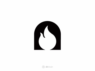 fire and women akdesain branding creative design fire fire logo girl hair hall logo illustration logo design minimal negative space spirit women