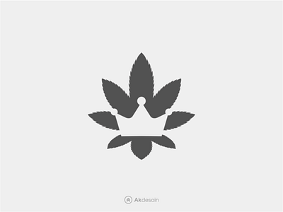 canna king akdesain branding canna cannabis logo creative healthy illustration king logo design medical medical logo minimal negative space