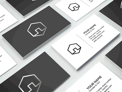 BUsiness card akdesain branding creative design down download home house illustration logo logo design minimal negative space real estate