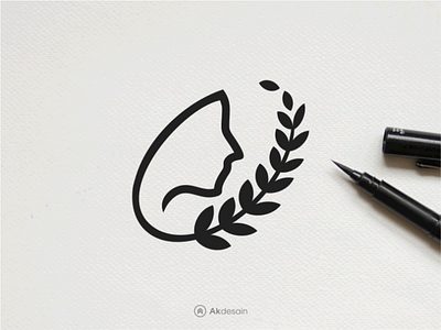 oat akdesain branding clean illustration logo design logo type minimal negative space oat oat ogo oatmeal vector