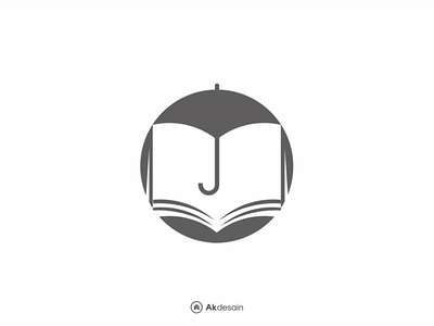 educatonal insurance book creative edu education education app insrance logo logo design negative space umbrella