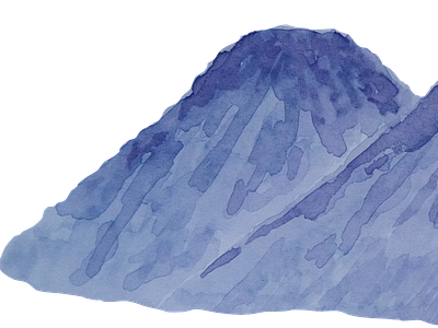 watercolor mountain