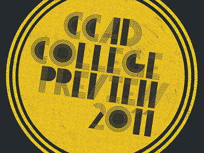 College Prévoir custom illustrator texture typography