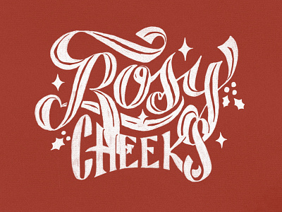 Holiday Type Pt.II drawn hand holiday lettering type