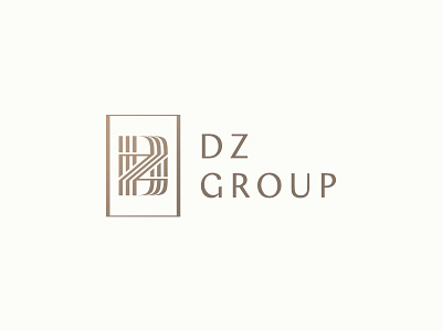 D Z 3 branding logo typography vector