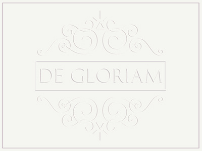 For the Glory Of... fashion fs rome ornament shadow soft type