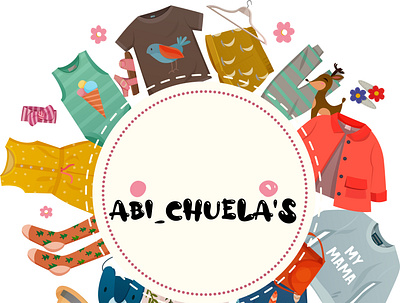 Abi Chuela's branding design diseño graphic design illustration logo typography vector