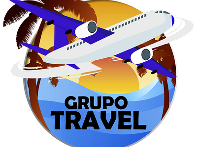 Grupo Travel branding design diseño graphic design illustration logo typography ui ux vector