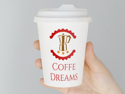 Logotipo Coffe Dreams branding design diseño graphic design illustration logo typography ui ux vector