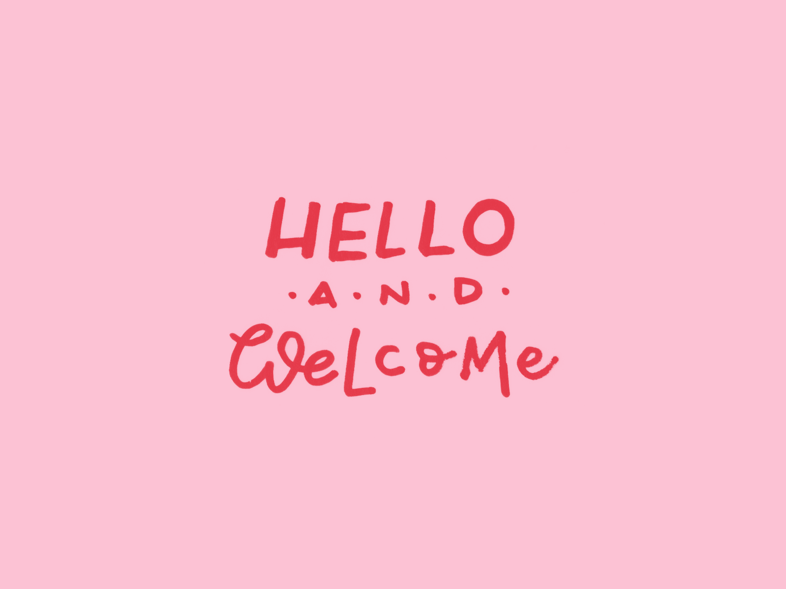 hello and welcome GIF for newsletter by Claudia Orengo on Dribbble