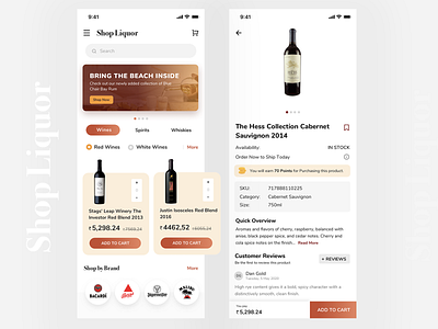 Shop Liquor creative ui liquorapp liquorapp ui uiux uiuxdesign