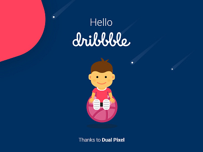 Hello Dribbble dribbble dual pixel hello invitation invite