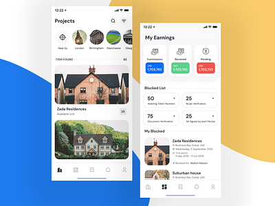 Real Estate Agent @app ui design agents android app builders creative ui household houses ios iosapps real estate realesated business realestate redesign themes ui ux uidesign