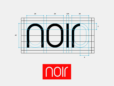 Noir: Custom Logotype.