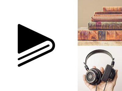 Audio Book Logo app branding concept icon icondesign illustration logo logodesign minimalist ui
