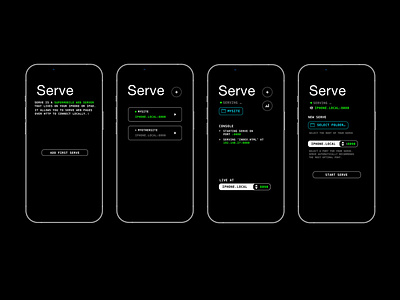 serve app app design ios ipad iphone ui user interface web