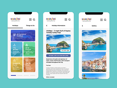 Travelzoo UI Example