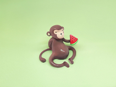 Monkey & Watermelon