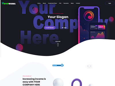 The best template build hyip cheap template for hyip design gc template goldcoders hyip hyip template illustration logo ui