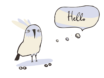 Hello, Dribble! debut design first shot hello illustration