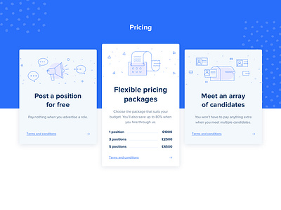 Pitch me pricing page comercial illustraion ui design vector