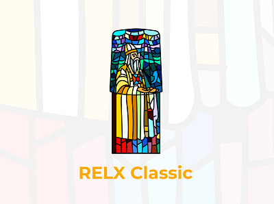 RELX Classic church cigarette e cigarette illustration relx window
