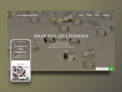 Website CV. Sinar Mas Jaya Permata branding ecommerce ui ux wordpress