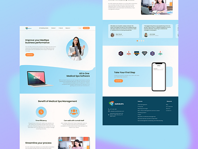 Redesign Website AestheticsPro design ui uiux webdesign