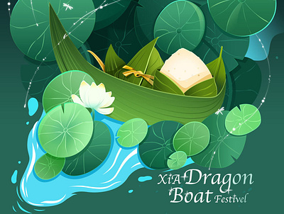 Dragon Boat Festival chinesefestival design dragonboatfestival graphic design illustration