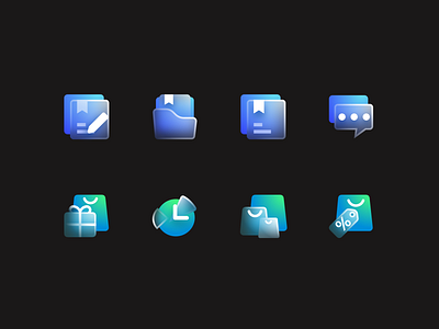 Glassmorphism Icon blur design glass glassmorphism icon icon identity simple ui