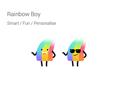 Rainbow Boy illustration rainbow