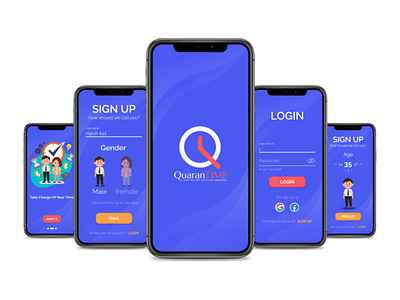 QuaranTIME App UI - Part1