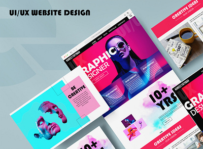 UI/UX Website Design 3d design graphic design ui ux