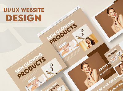 UI/UX Website Design 3d branding graphic design ui