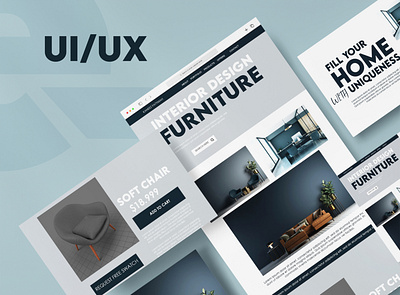 UI/UX Website Design 3d branding graphic design ui