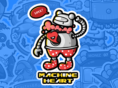 Machine heart illustration