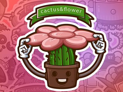 cactus&flower