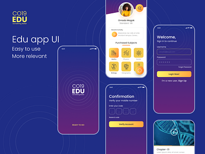 Covid 19 Education App UI