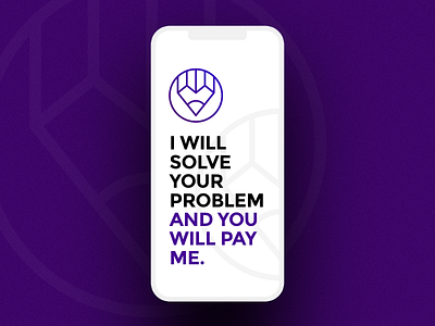 I will solve your problem and you will pay me. design desognquotes flat icon illustration