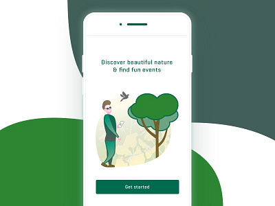 Onboarding for a nature app