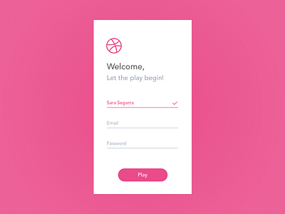 Daily UI #001 - Sign Up app design sign up ui ui challenge