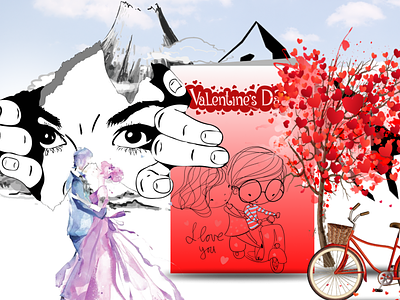 Design Valentine's Day! branding graphic design logo motion graphics ui