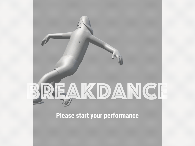 Breakdance ae cinema4d dance practice