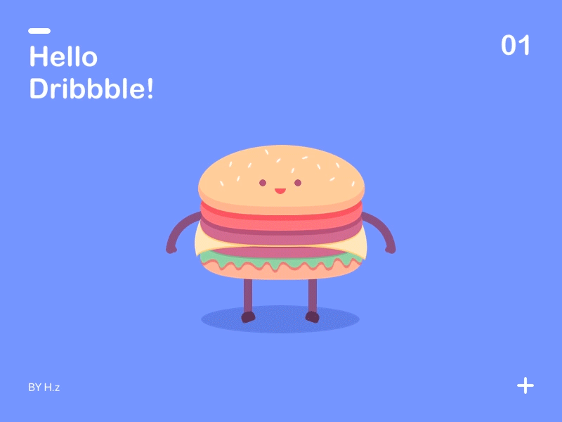 Hello Dribbble! illustration principle