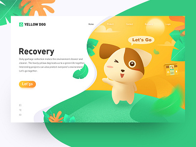 Little yellow dog ui